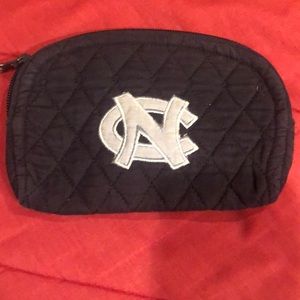 UNC -University of North Carolina- Tarheels Quilted Make Up or Purse